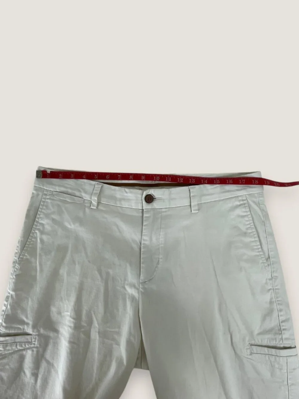 Tommy Bahama Boracay Island Shorts‎ White Leg Pockets Size 36
